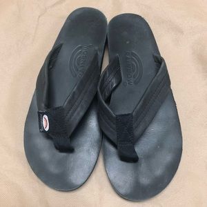 Rainbow Flip Flops Size 7